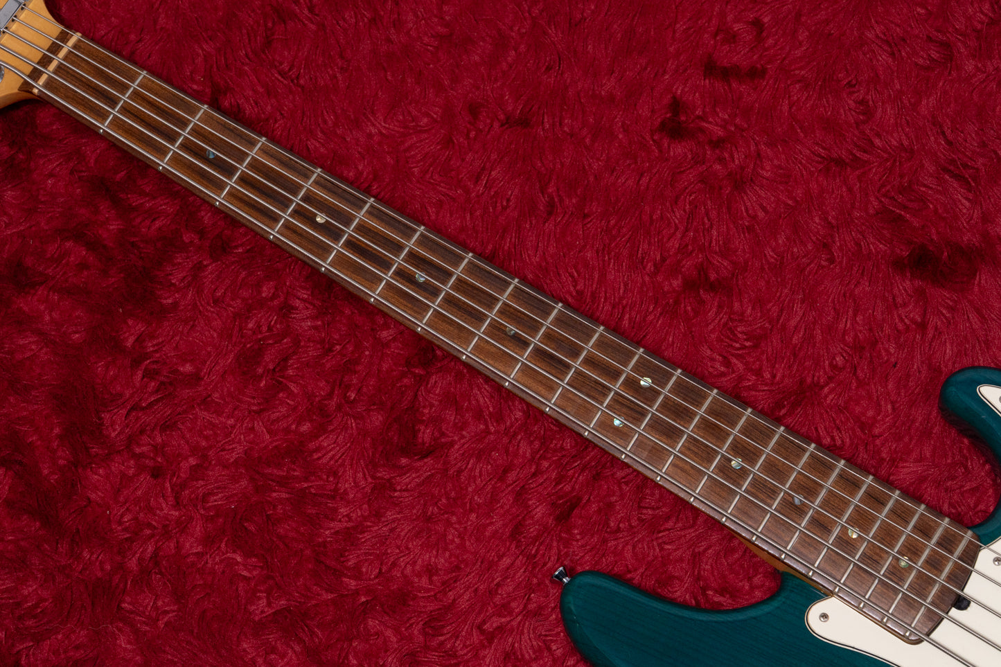 【used】Fender / American Deluxe Precision Bass V Transparent Teal 2000 4.515kg #Z0054549【Consignment】【GIB Yokohama】