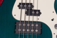 【used】Fender / American Deluxe Precision Bass V Transparent Teal 2000 4.515kg #Z0054549【Consignment】【GIB Yokohama】