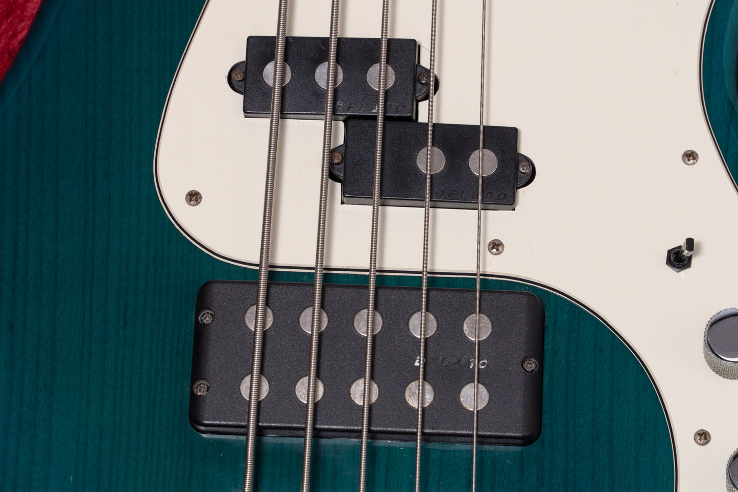 【used】Fender / American Deluxe Precision Bass V Transparent Teal 2000 2000 4.515kg #Z0054549【GIB Yokohama】