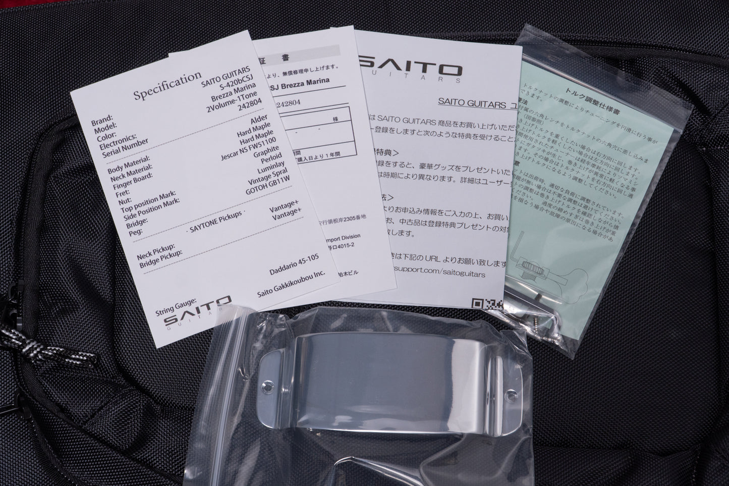 【new】SAITO Guitars / S-420BCSJ MMA BRM 3.975kg #242804【GIB Yokohama】