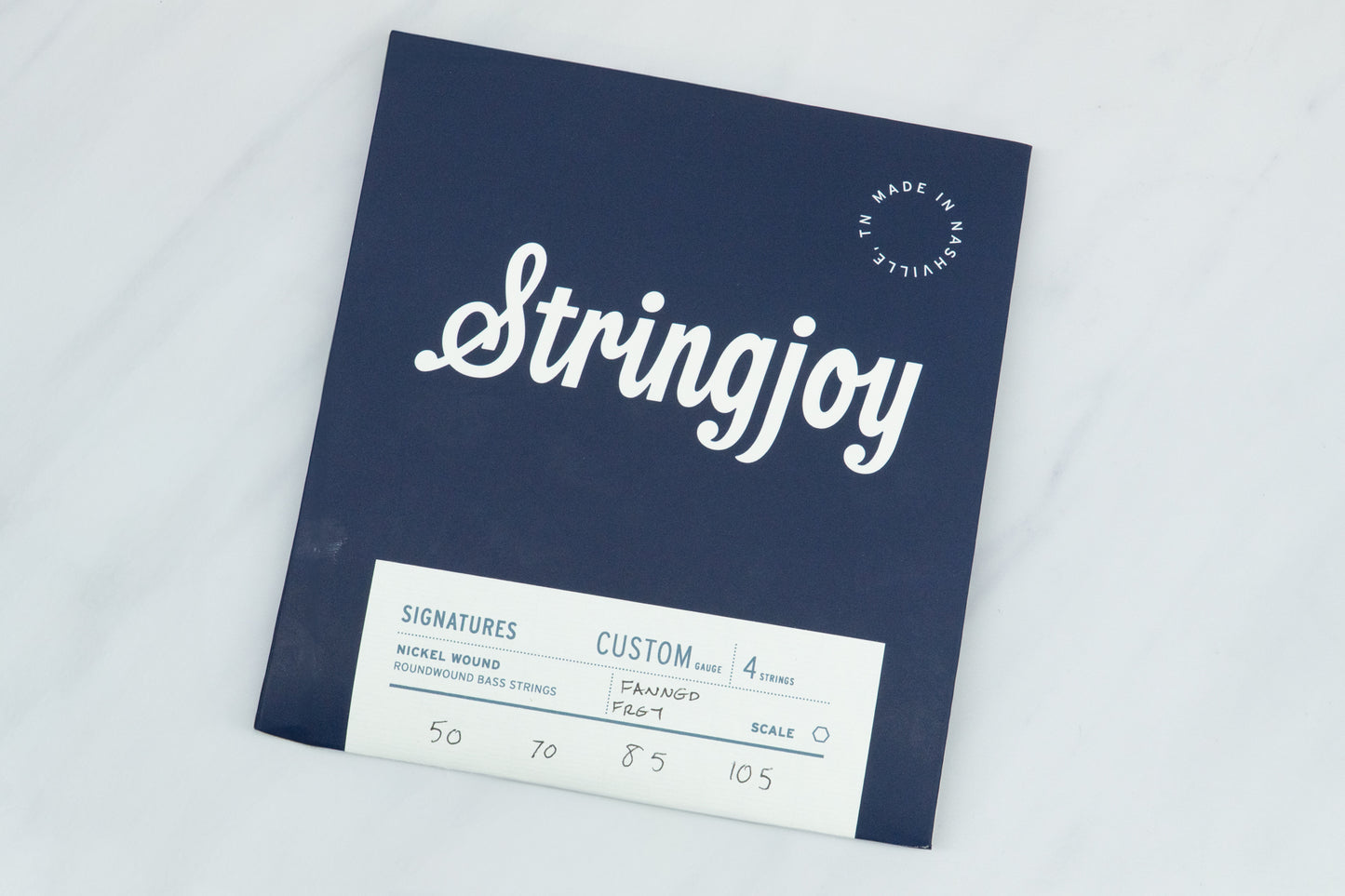 【new】Stringjoy / JBNF4MD 4st E.Bass Fanned Fret Medium (Nickel) .050/.070/.085/.105【横浜店】