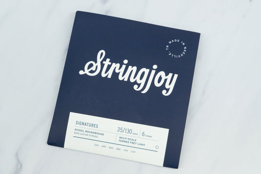 【new】Stringjoy / JBNF6LT 6st E.Bass Fanned Fret Light (Nickel) .035/.045/.060/.080/.105/.130【横浜店】