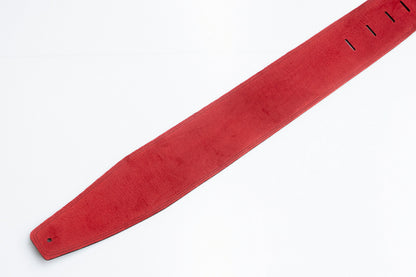 【new】Moody Straps / 4.0 Inch Black/Red Suede Standard Tail【GIB Yokohama】