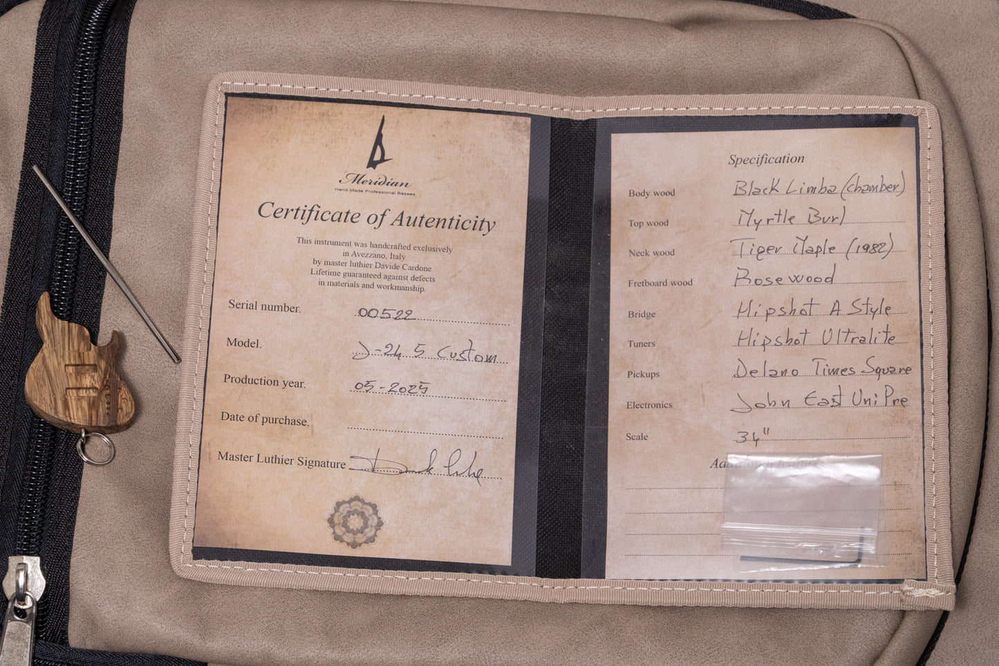 【new】Meridian Guitars / J-24 5 Custom 4.185kg #00511【GIB Yokohama】