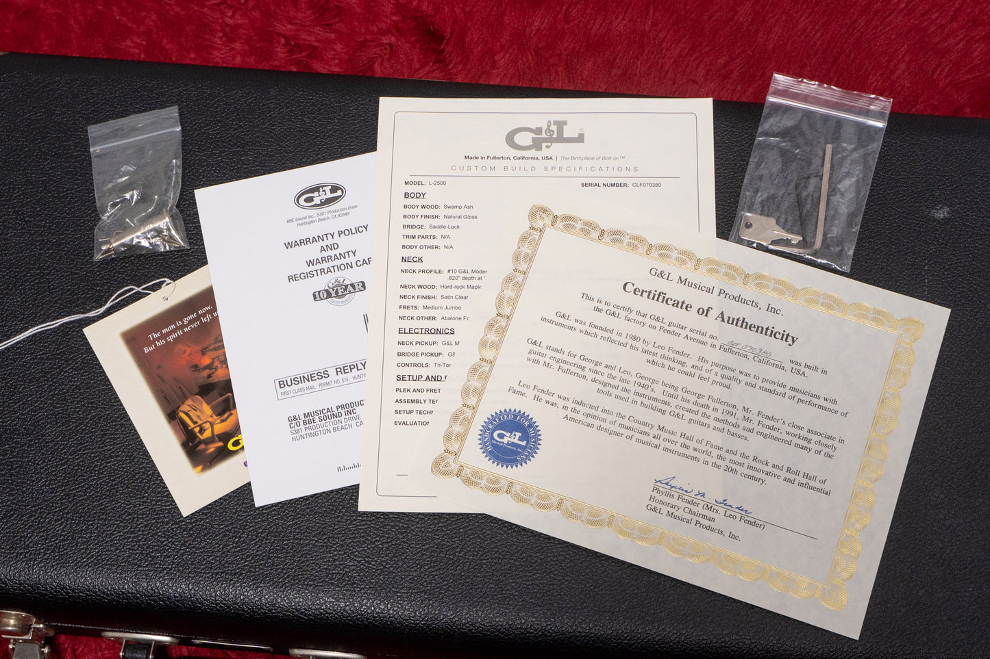 【used】G&L / USA L-2500 2014 4.410kg #CLF070380【GIB Yokohama】