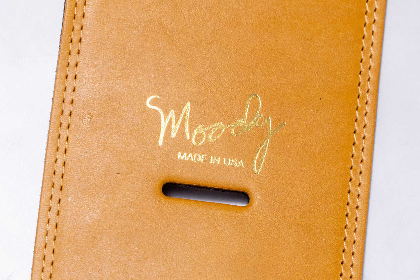 【used】Moody Straps / 4.0 Inch Camel/Tabacco Suede Standard Tail【GIB横浜】