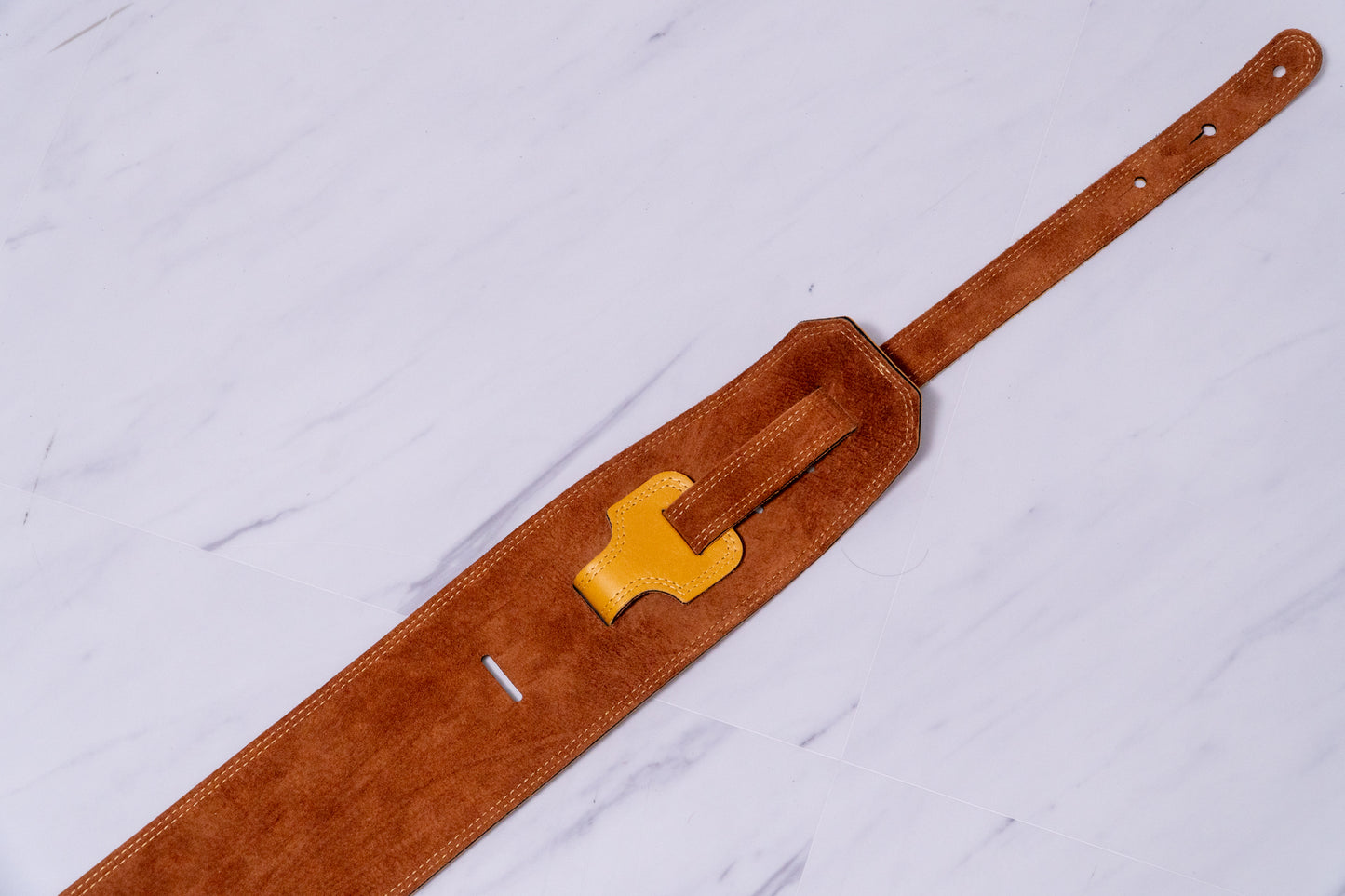 【used】Moody Straps / 4.0 Inch Camel/Tabacco Suede Standard Tail【GIB横浜】