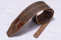 【new】LK STRAPS / Fodera Brown Strap #8-2 3.3inch【GIB Yokohama】