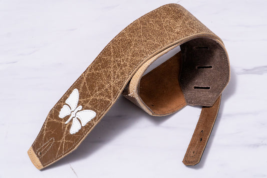 【new】LK STRAPS / Fodera Brown Strap #10-2 3.3inch【GIB Yokohama】