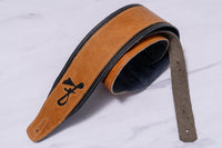 【new】LK STRAPS / F-Bass Brown Strap #1-2 3.3inch【GIB Yokohama】