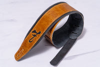 【new】LK STRAPS / F-Bass Brown Strap #2-2 3.3inch【GIB Yokohama】