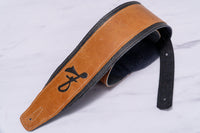 【new】LK STRAPS / F-Bass Brown Strap #3-2 3.3inch【GIB Yokohama】