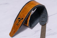 【new】LK STRAPS / F-Bass Brown Strap #5-2 3.3inch【GIB Yokohama】