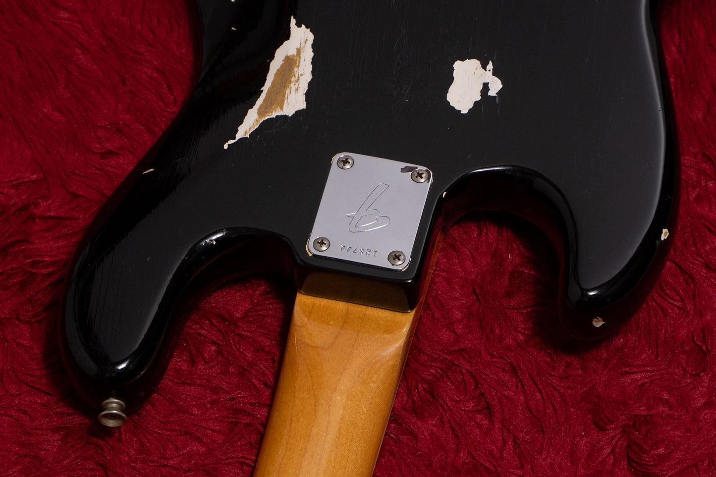 【used】Fender / Jazz Bass 62~63Body 66Neck Fender Factory Refinish Black 3.915kg #128744【Consignment 】【GIB Yokohama】