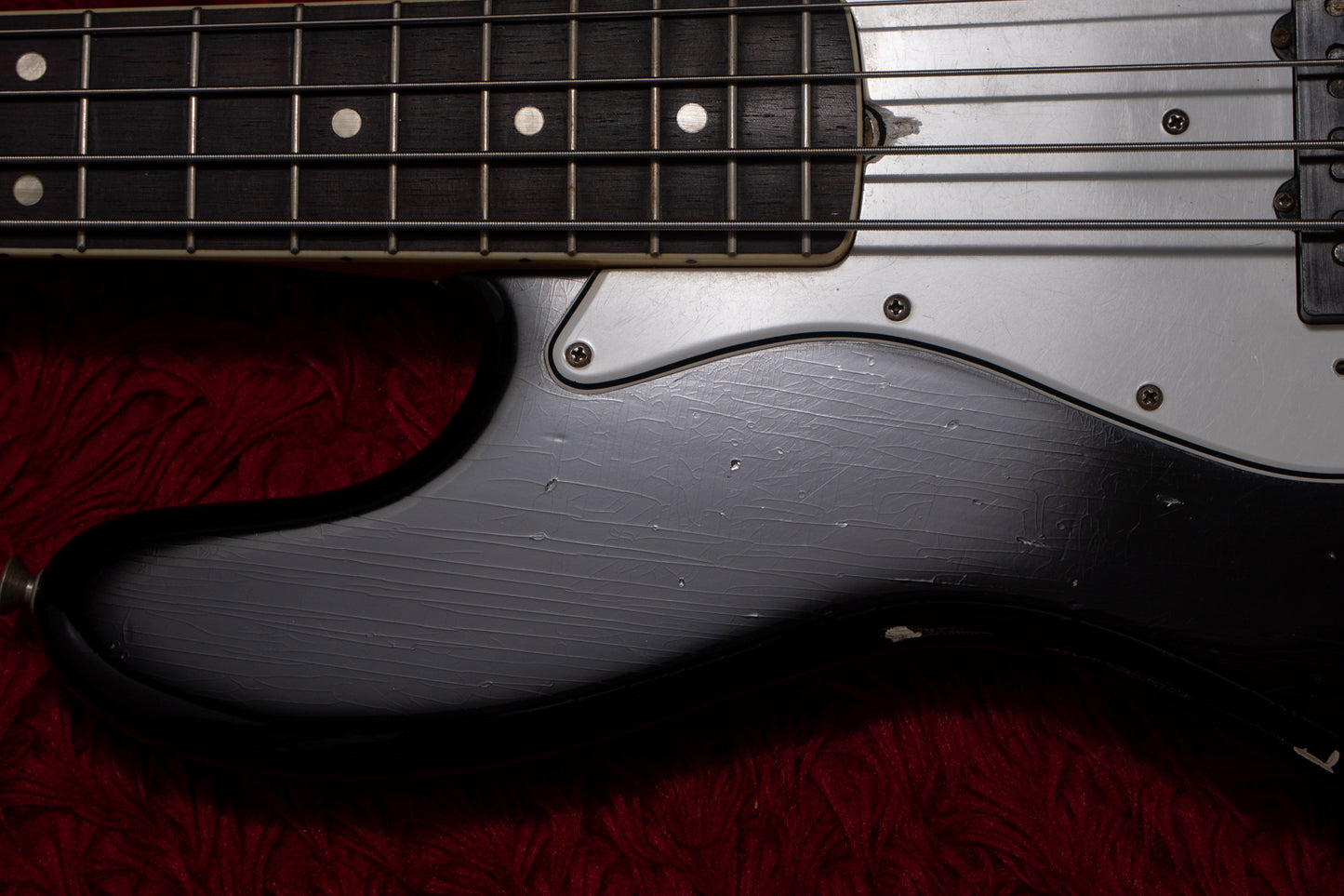 【used】Fender / Jazz Bass 62~63Body 66Neck Fender Factory Refinish Black 3.915kg #128744【Consignment 】【GIB Yokohama】