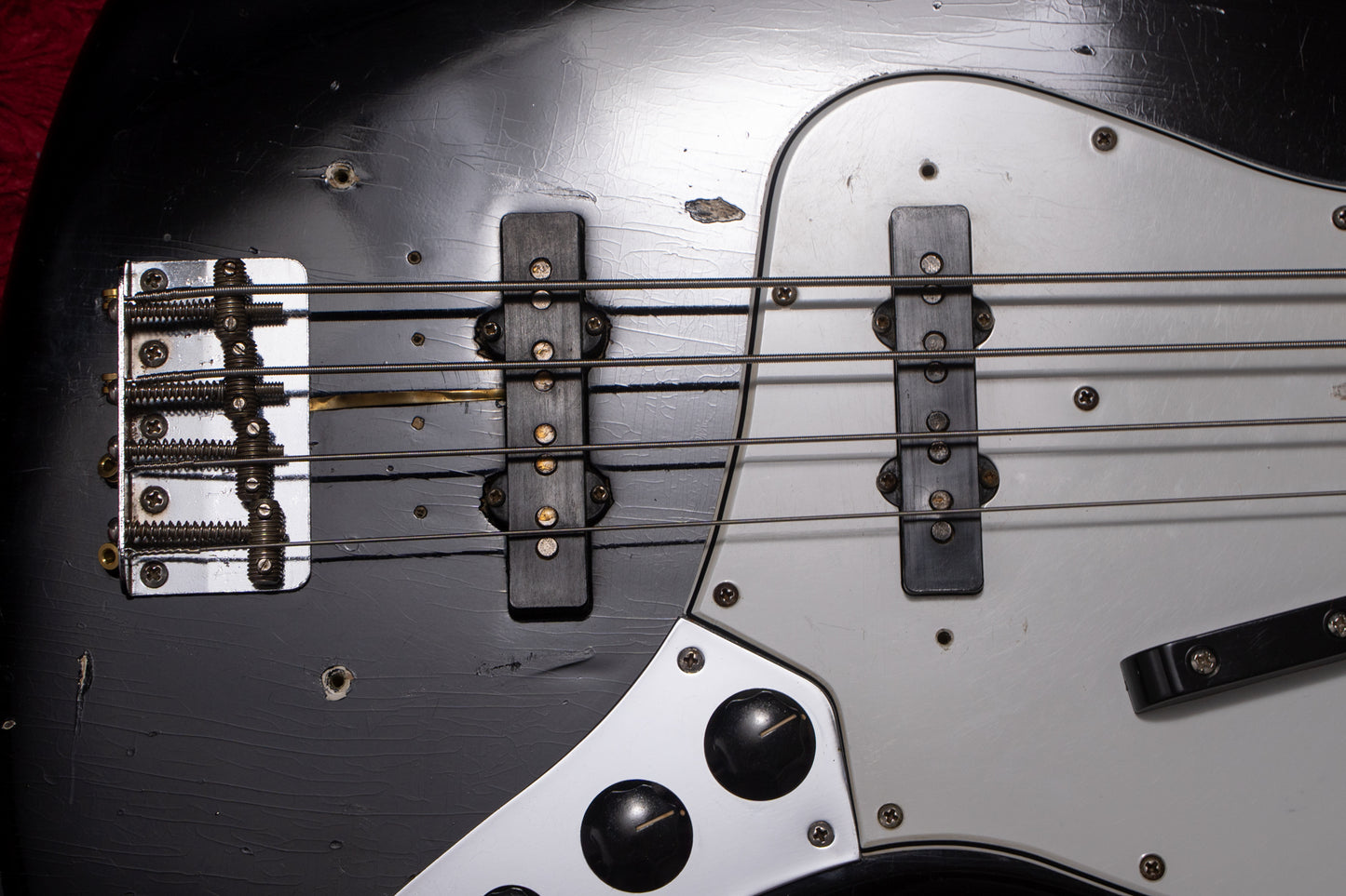 【used】Fender / Jazz Bass 62~63Body 66Neck Fender Factory Refinish Black 3.915kg #128744【Consignment 】【GIB Yokohama】