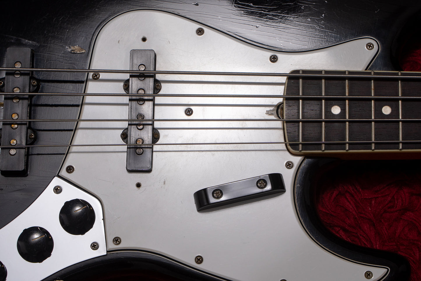 【used】Fender / Jazz Bass 62~63Body 66Neck Fender Factory Refinish Black 3.915kg #128744【Consignment 】【GIB Yokohama】