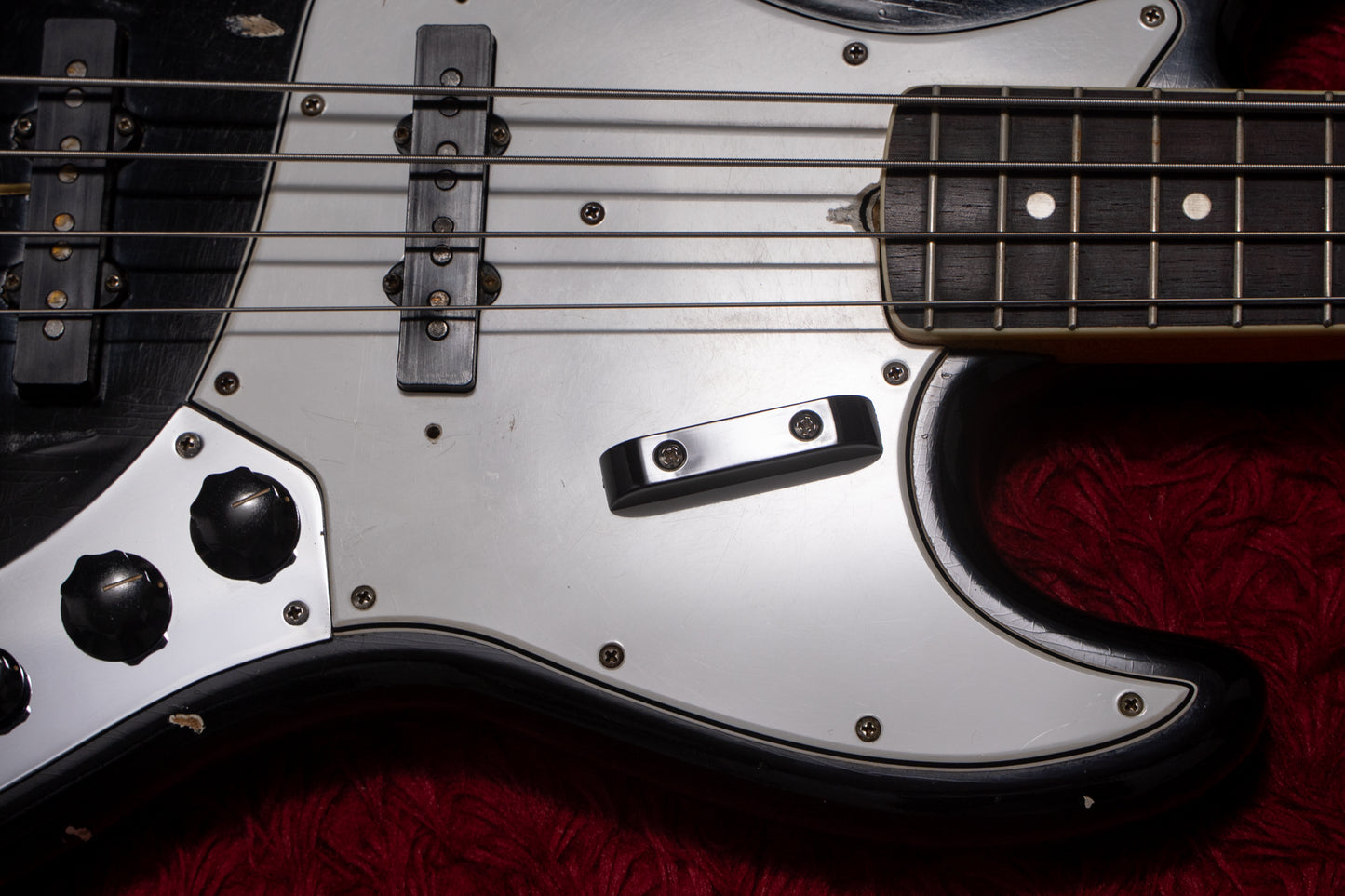 【used】Fender / Jazz Bass 62~63Body 66Neck Fender Factory Refinish Black 3.915kg #128744【Consignment 】【GIB Yokohama】