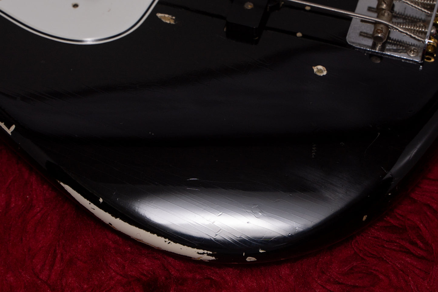 【used】Fender / Jazz Bass 62~63Body 66Neck Fender Factory Refinish Black 3.915kg #128744【Consignment 】【GIB Yokohama】