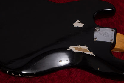 【used】Fender / Jazz Bass 62~63Body 66Neck Fender Factory Refinish Black 3.915kg #128744【Consignment 】【GIB Yokohama】
