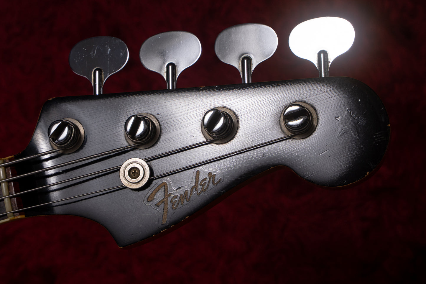 【used】Fender / Jazz Bass 62~63Body 66Neck Fender Factory Refinish Black 3.915kg #128744【Consignment 】【GIB Yokohama】