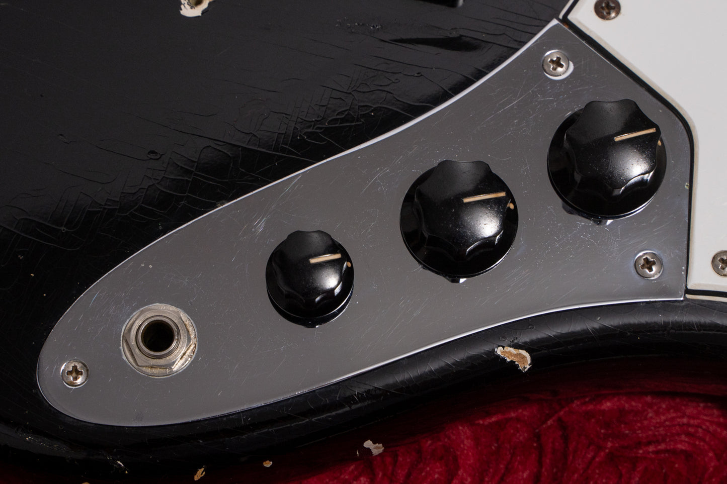 【used】Fender / Jazz Bass 62~63Body 66Neck Fender Factory Refinish Black 3.915kg #128744【Consignment 】【GIB Yokohama】
