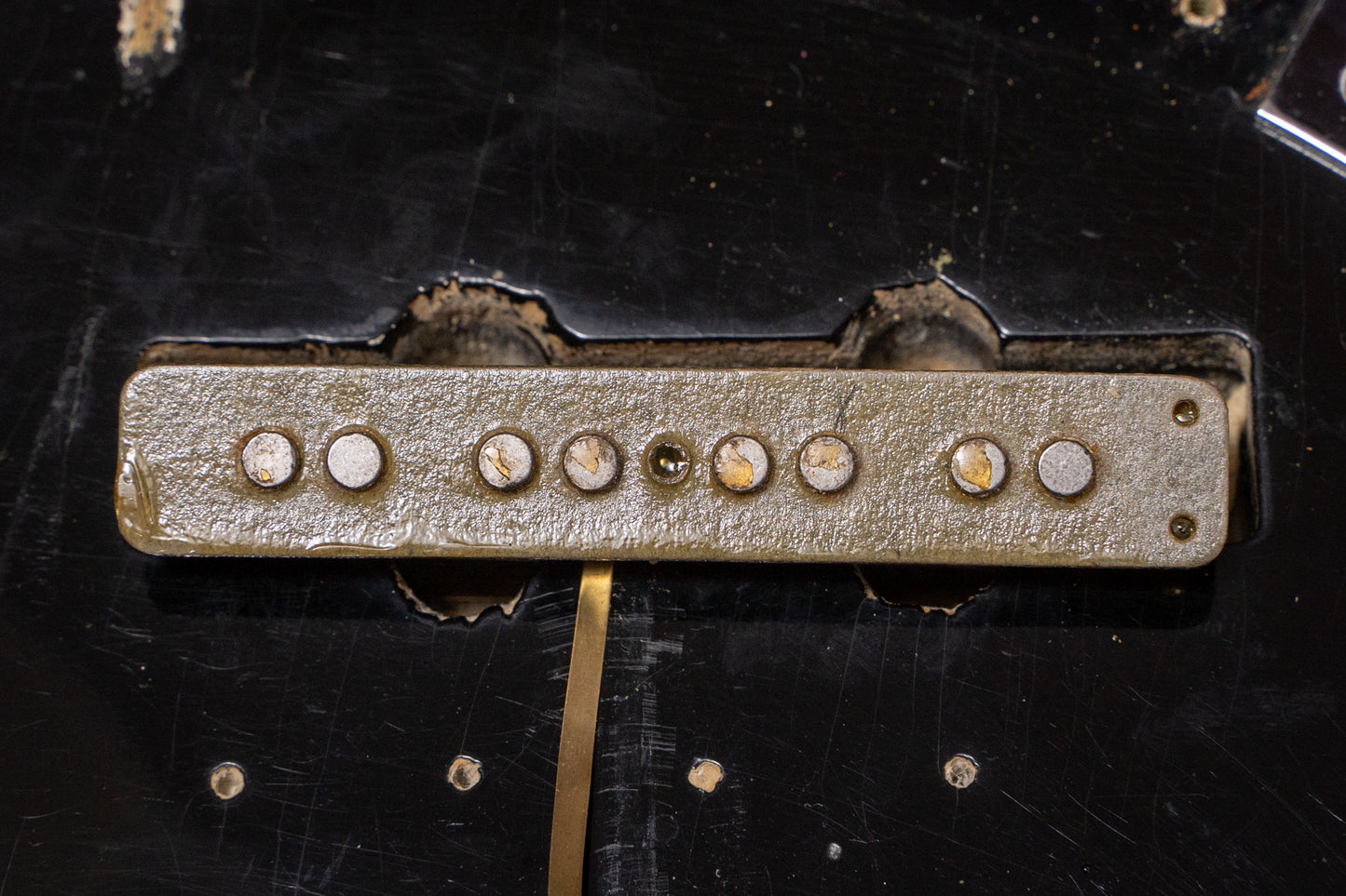 【used】Fender / Jazz Bass 62~63Body 66Neck Fender Factory Refinish Black 3.915kg #128744【Consignment 】【GIB Yokohama】