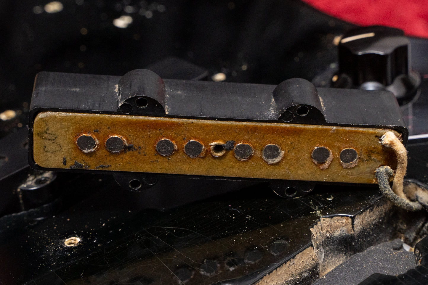 【used】Fender / Jazz Bass 62~63Body 66Neck Fender Factory Refinish Black 3.915kg #128744【Consignment 】【GIB Yokohama】
