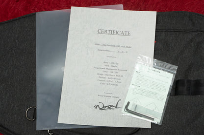 【used】Wood Custom Guitars / Vibe Standard-5 19pitch model LPB Metallic 4.420kg #032【GIB Yokohama】