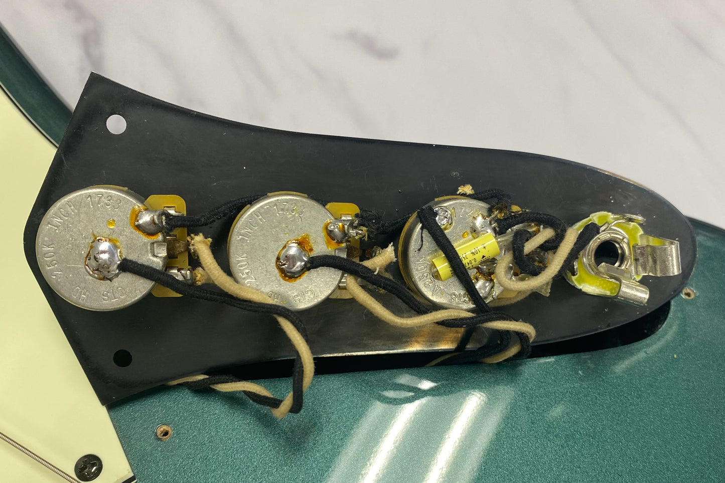 【used】Wood Custom Guitars / Vibe Standard-5 19pitch model LPB Metallic 4.420kg #032【GIB Yokohama】