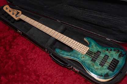 【new】Capurso Guitars / Spiral Deluxe 5st Burl Top Sea Green Burst 3.795kg 【GIB Yokohama】
