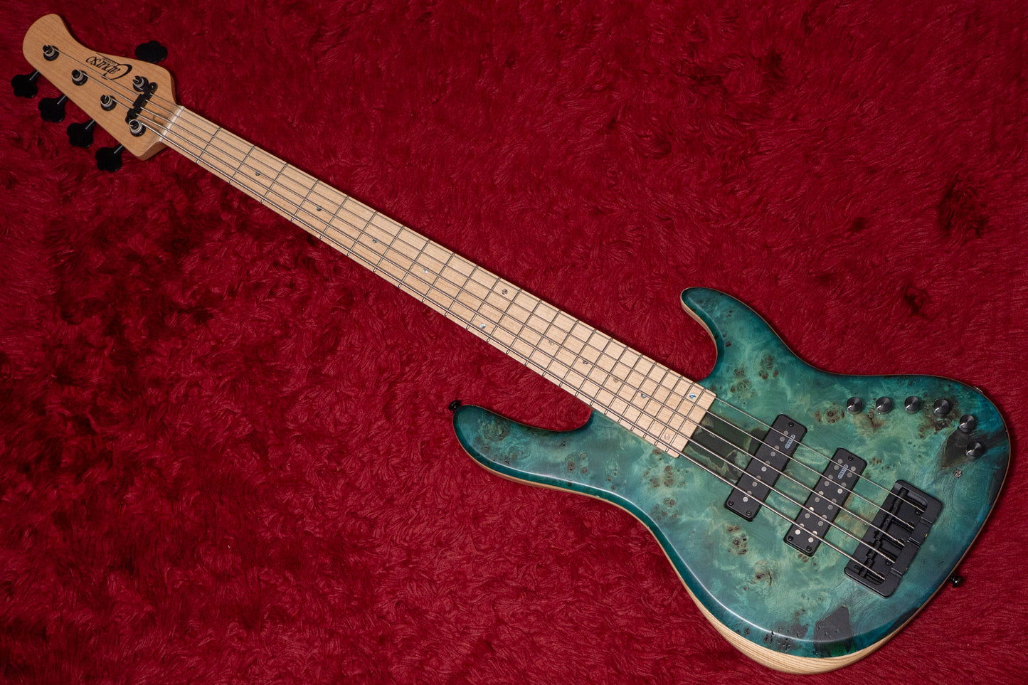 【new】Capurso Guitars / Spiral Deluxe 5st Burl Top Sea Green Burst 3.795kg 【GIB Yokohama】