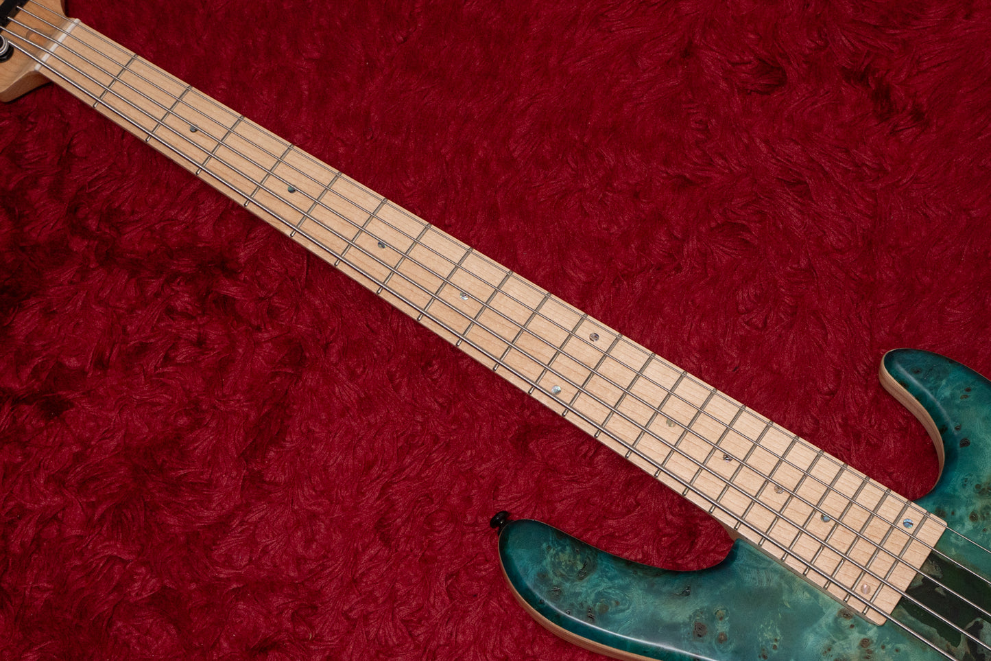 【new】Capurso Guitars / Spiral Deluxe 5st Burl Top Sea Green Burst 3.795kg 【GIB Yokohama】