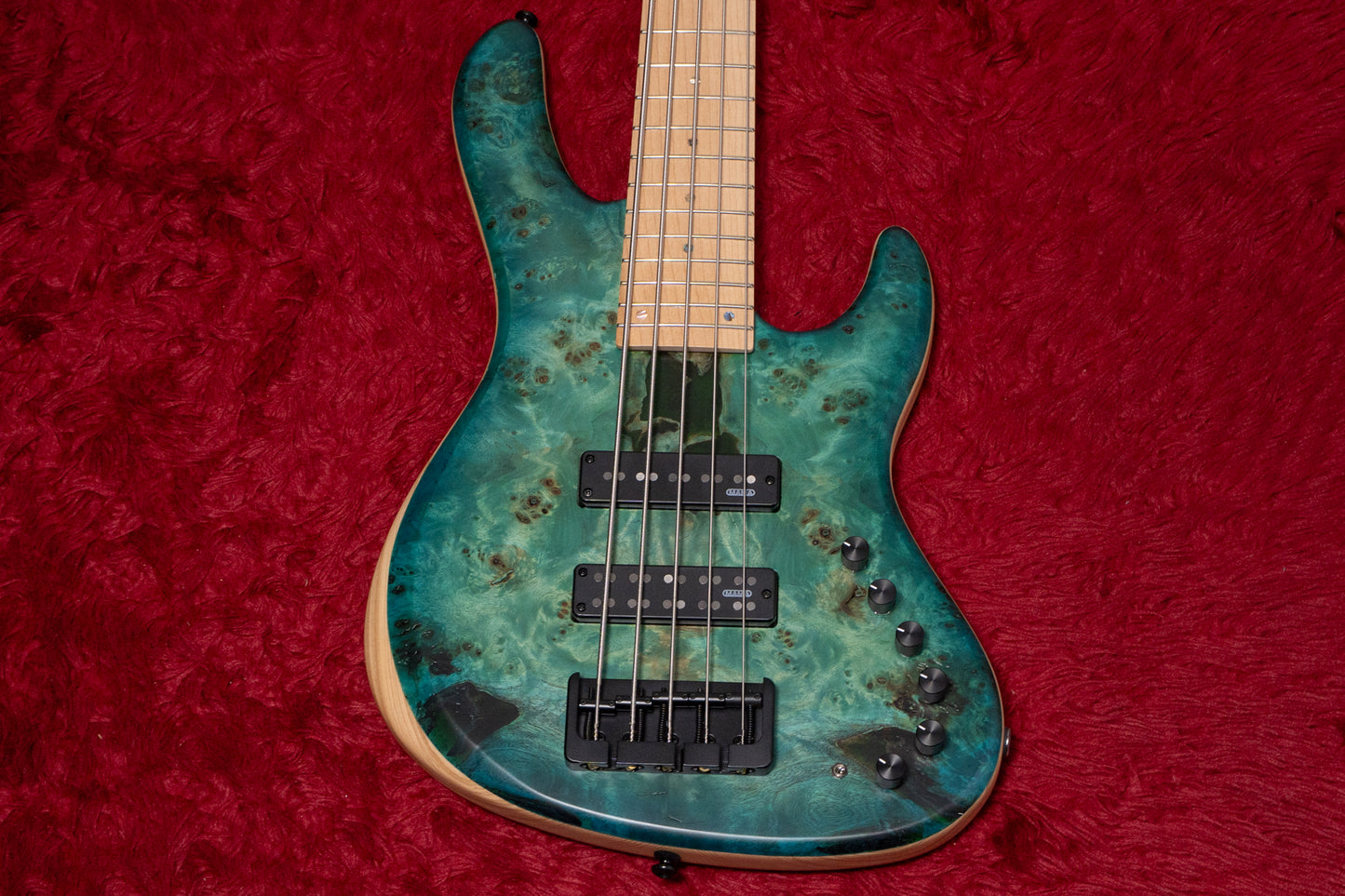 【new】Capurso Guitars / Spiral Deluxe 5st Burl Top Sea Green Burst 3.795kg 【GIB Yokohama】