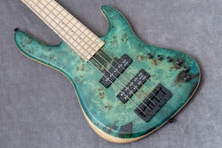 【new】Capurso Guitars / Spiral Deluxe 5st Burl Top Sea Green Burst 3.795kg 【GIB Hyogo】【Plek-adjusted】