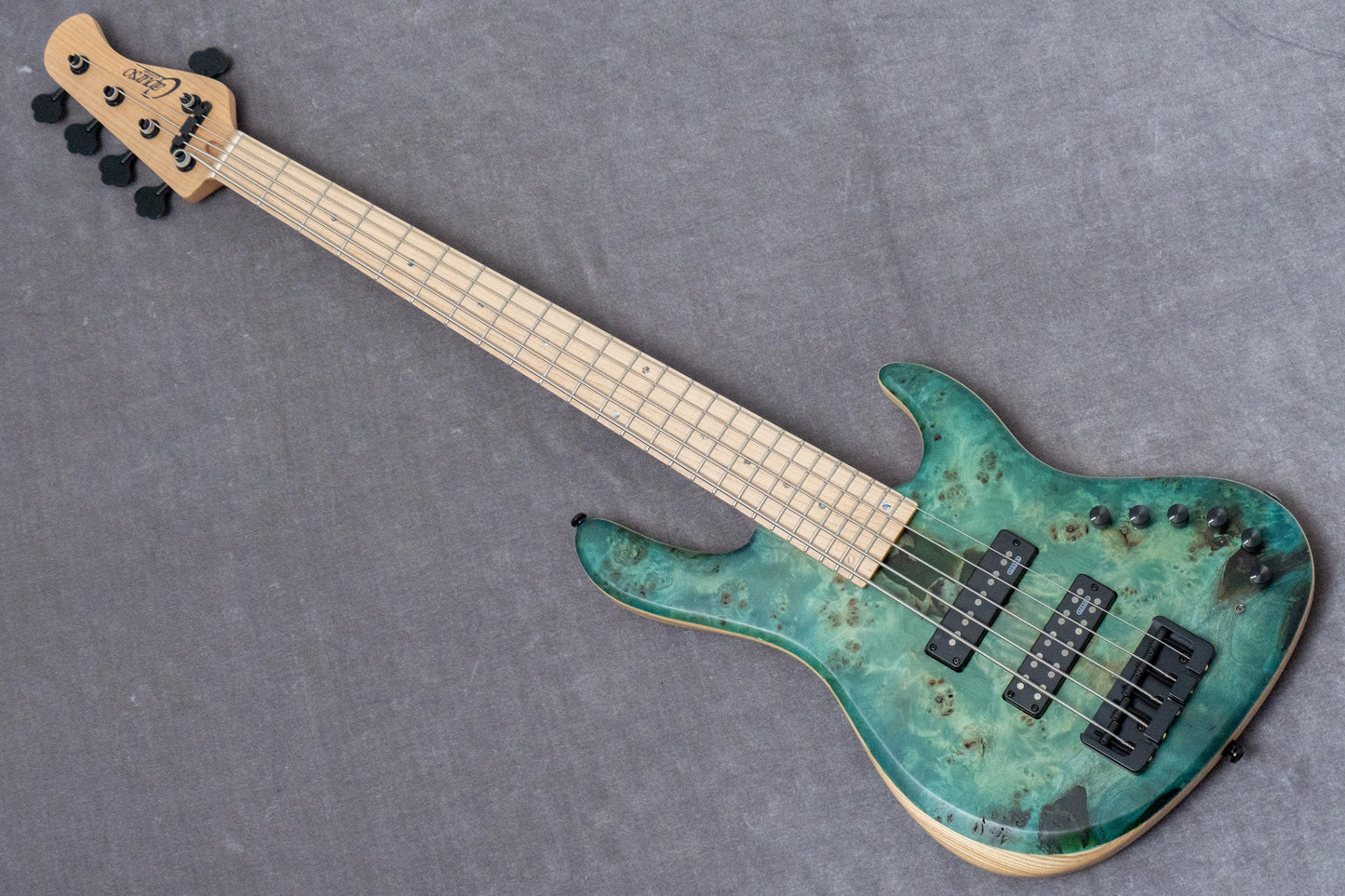 【new】Capurso Guitars / Spiral Deluxe 5st Burl Top Sea Green Burst 3.795kg 【GIB Hyogo】【Plek-adjusted】