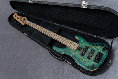 【new】Capurso Guitars / Spiral Deluxe 5st Burl Top Sea Green Burst 3.795kg 【GIB Hyogo】【Plek-adjusted】