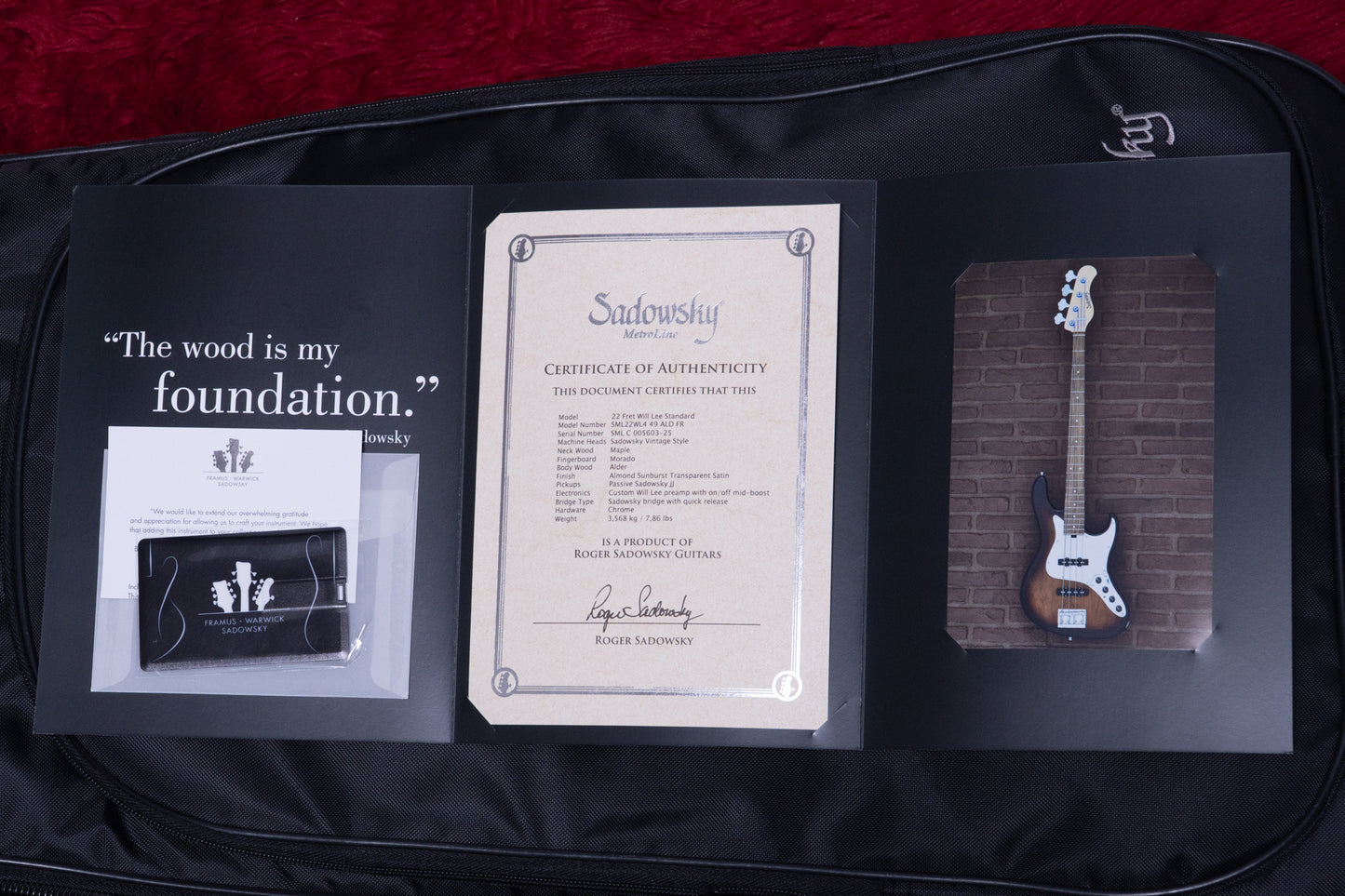 【outlet】Sadowsky / ML22 WL4 ALD TS ALBS 3.650kg #C005603-25【GIB Yokohama】