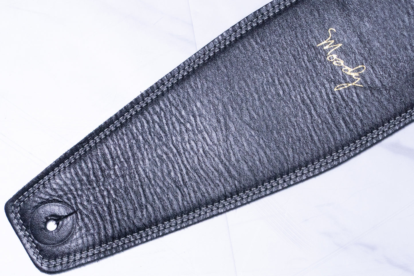 【used】Moody Straps / 4.0 Inch Black/Cream Suede Standard Tail【GIB Yokohama】