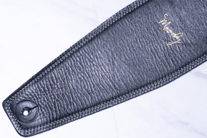 【used】Moody Straps / 4.0 Inch Black/Cream Suede Standard Tail【GIB Yokohama】