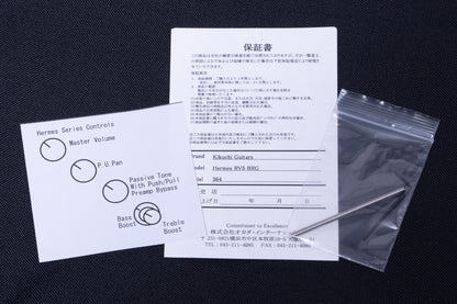 【new】Kikuchi Guitars / Hermes RV5 BRG 3.875kg #364【GIB Yokohama】