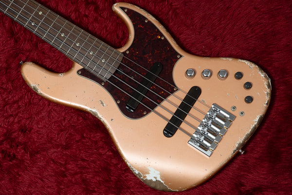 Xotic 5弦ベース Xj-1T 5st 3TS Light Aged Xotic XJ-1T 5st Sherwood Green over 3TS (Lacquer) Heavy Aged