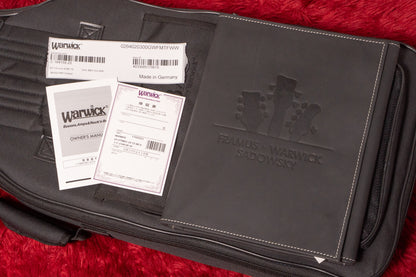 【new】Warwick / Custom Shop Streamer Stage I 4st Nirvana Black Transparent Satin 4.115kg #C164158-25【GIB Yokohama】