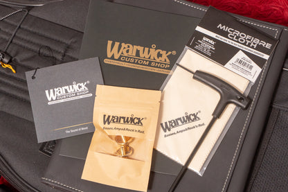 【new】Warwick / Custom Shop Streamer Stage I 4st Nirvana Black Transparent Satin 4.115kg #C164158-25【GIB Yokohama】