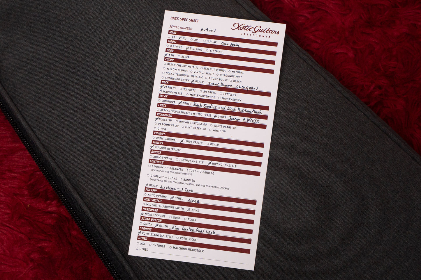 【used】Xotic / XJ-Core 5st Trans Brown 4.090kg #19001【GIB Yokohama】