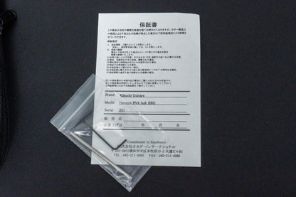 【outlet】Kikuchi Guitars / Hermes RV4 Ash BRG 3.975kg #331【GIB Hyogo】【Plek-adjusted】