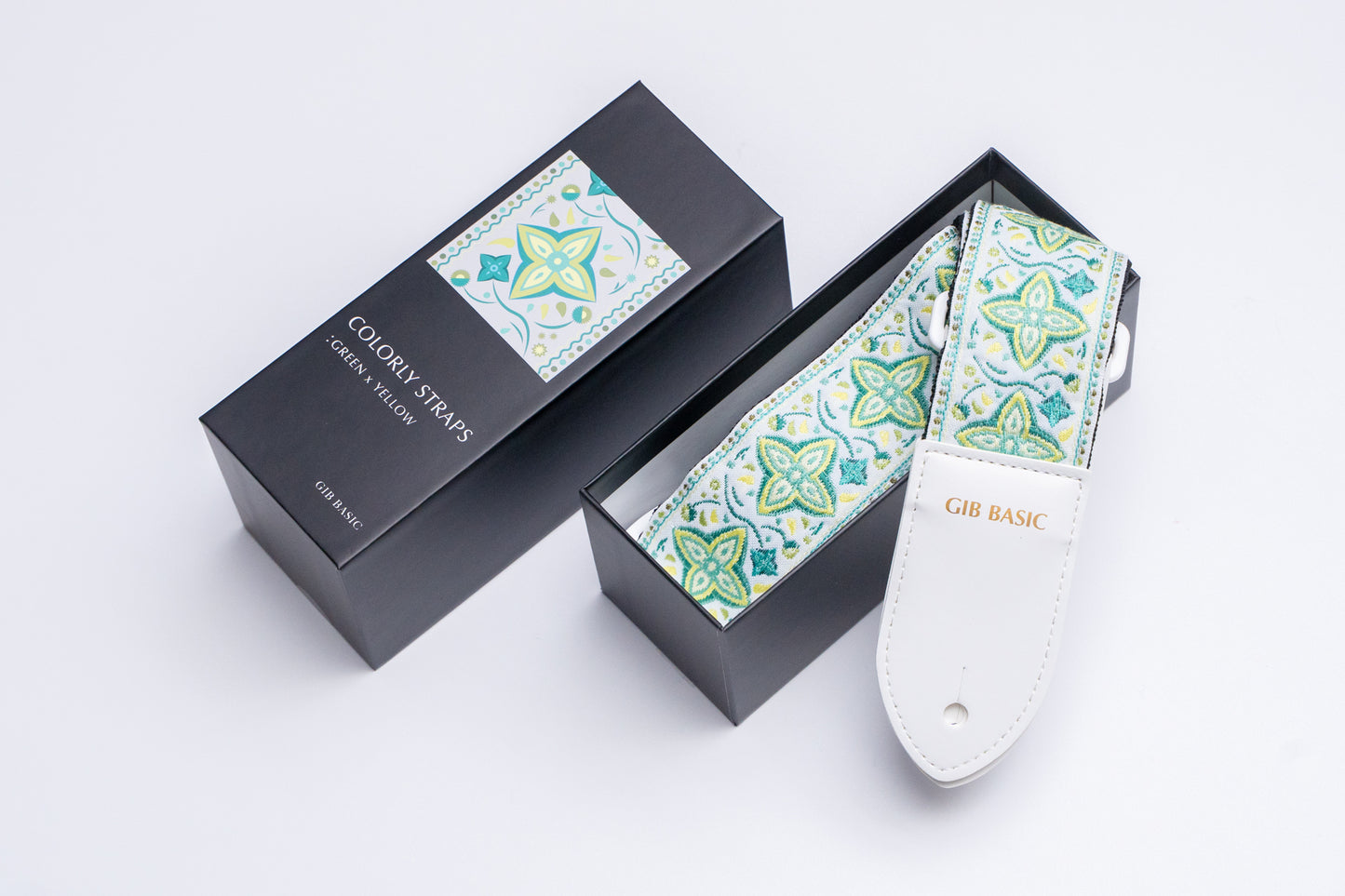 【new】GIB BASIC / Colorly Straps GREEN x YELLOW