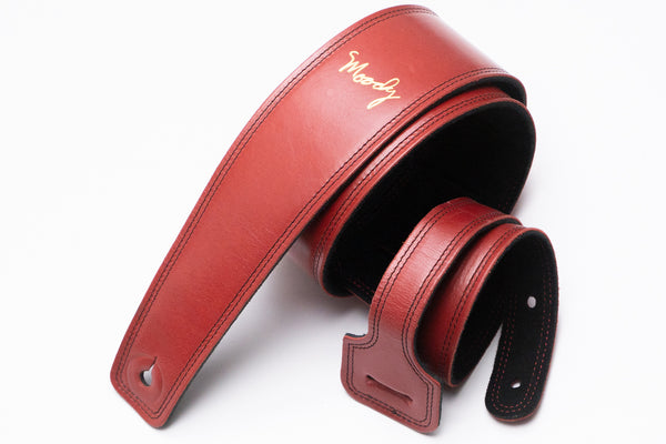 【used】Moody Straps / 2.5Inch Red/Black Suede Standard Tail【GIB Yokohama】