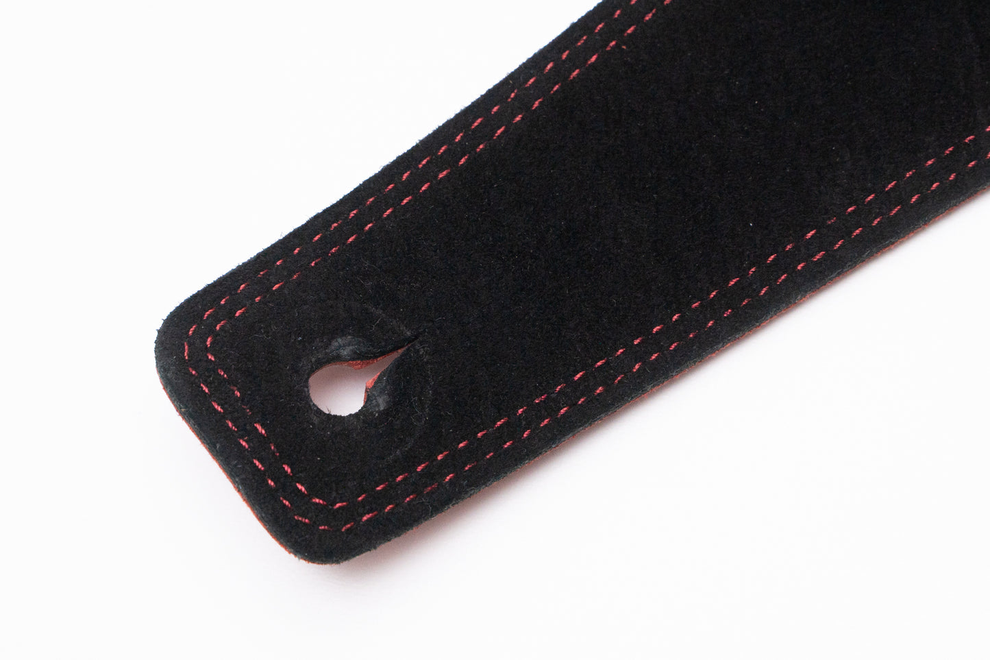 【used】Moody Straps / 2.5Inch Red/Black Suede Standard Tail【GIB Yokohama】
