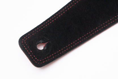 【used】Moody Straps / 2.5Inch Red/Black Suede Standard Tail【GIB Yokohama】
